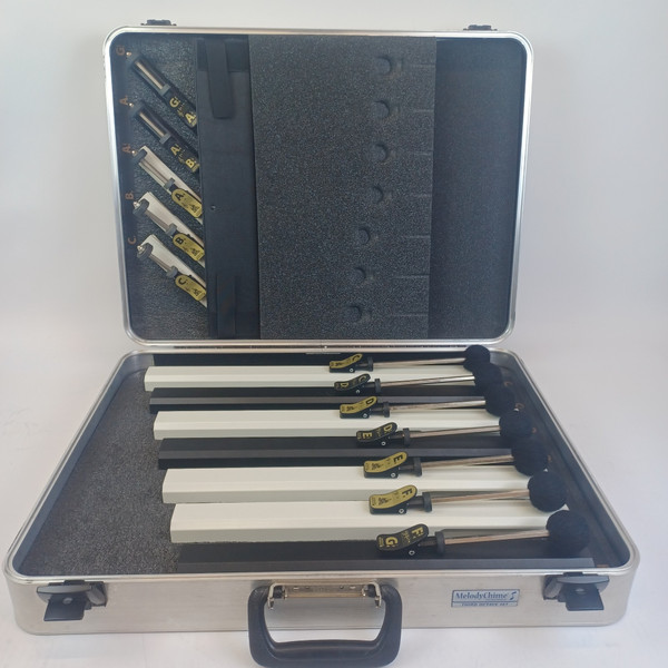 Schulmerich 3rd Octave Melody Chimes C4-F#4+G#6-C7 +Hardshell Case Set