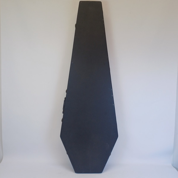 Coffin Cases Model B195R Bass Guitar Case Red Velvet Interior Black Exterior