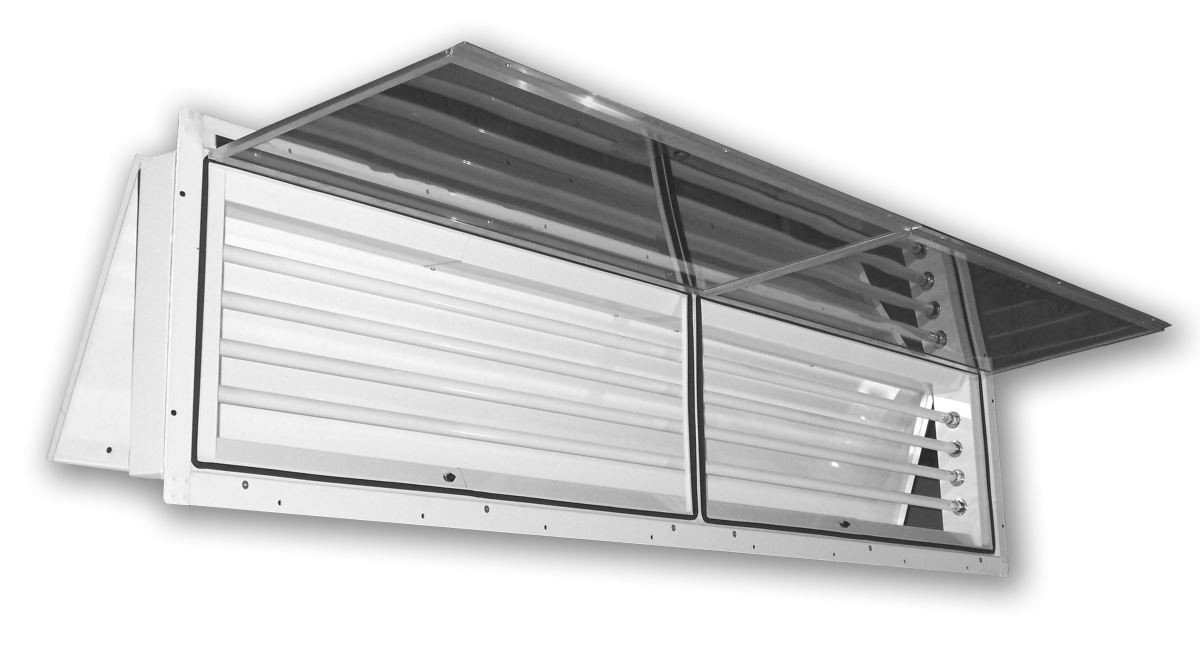 8' 120 Volt Rear Access Fixture - Paint Booth Lights.com