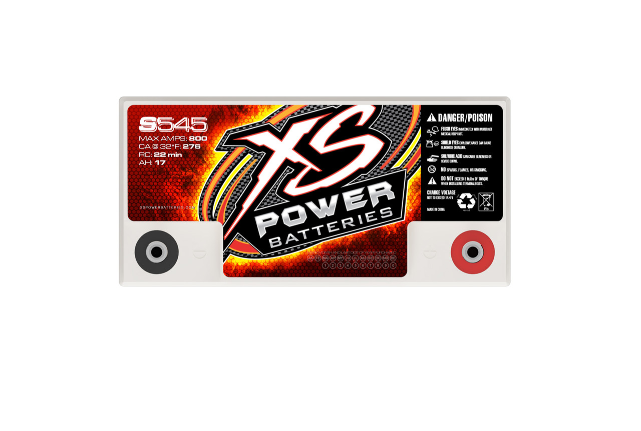 XS Power S545 AGM 12v 800 Amp Starting Battery