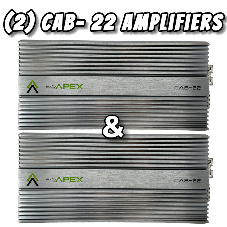 2 CAB-22 Amplifier Bundle 