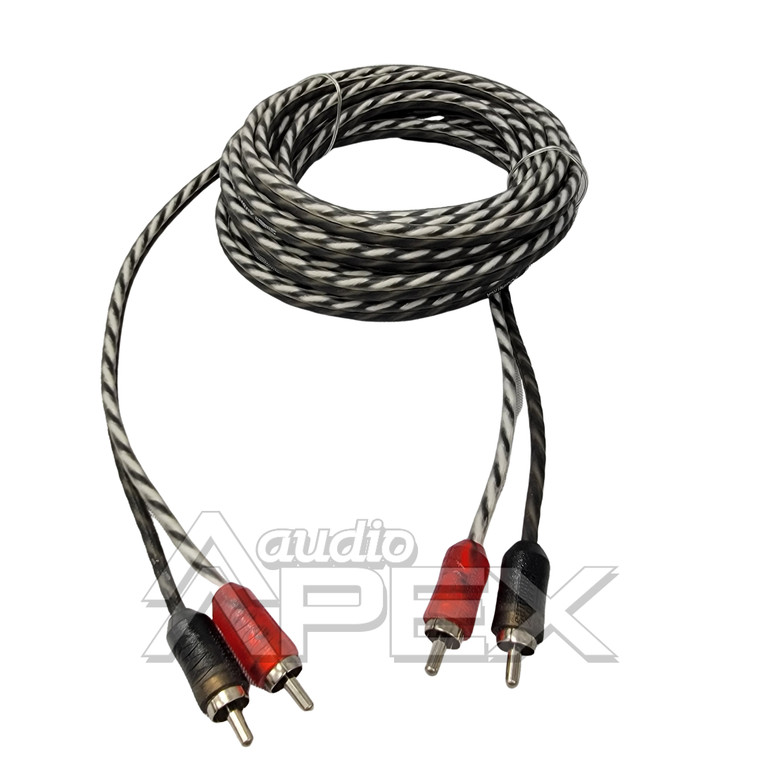 Sundown Audio 12 ft. 2 Channel Budget RCA Interconnect Cables (SB Series)