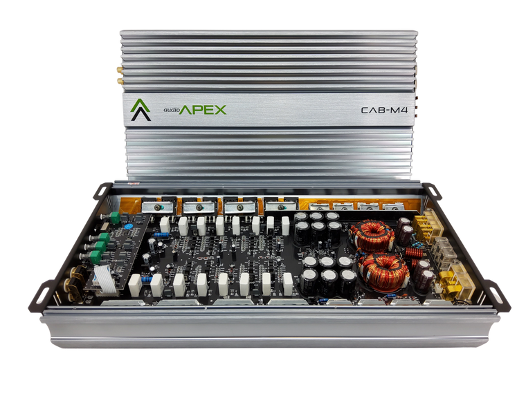 Refurbished Audio Apex CAB-M4 4 Channel Car Amplifier 1000 Watts RMS 