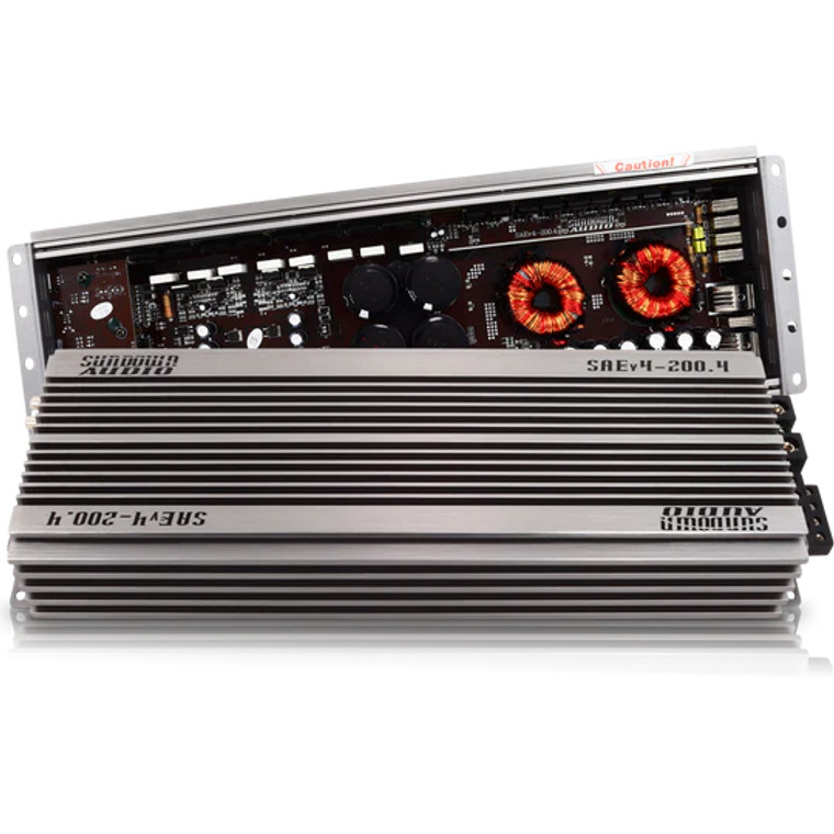 Sundown Audio SAEv4- 200.4 (SAE Series) Car Amplifier 4 Channel 300 x 4CH Watts RMS