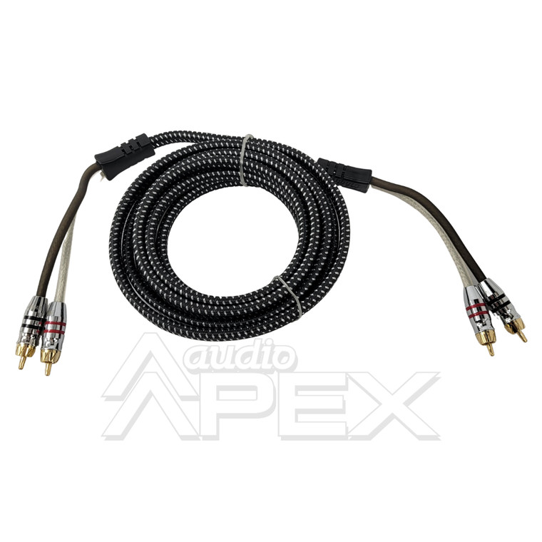 Sundown Audio 20 ft. 2 Channel High Quality RCA Interconnect Cables (SAZ Series)