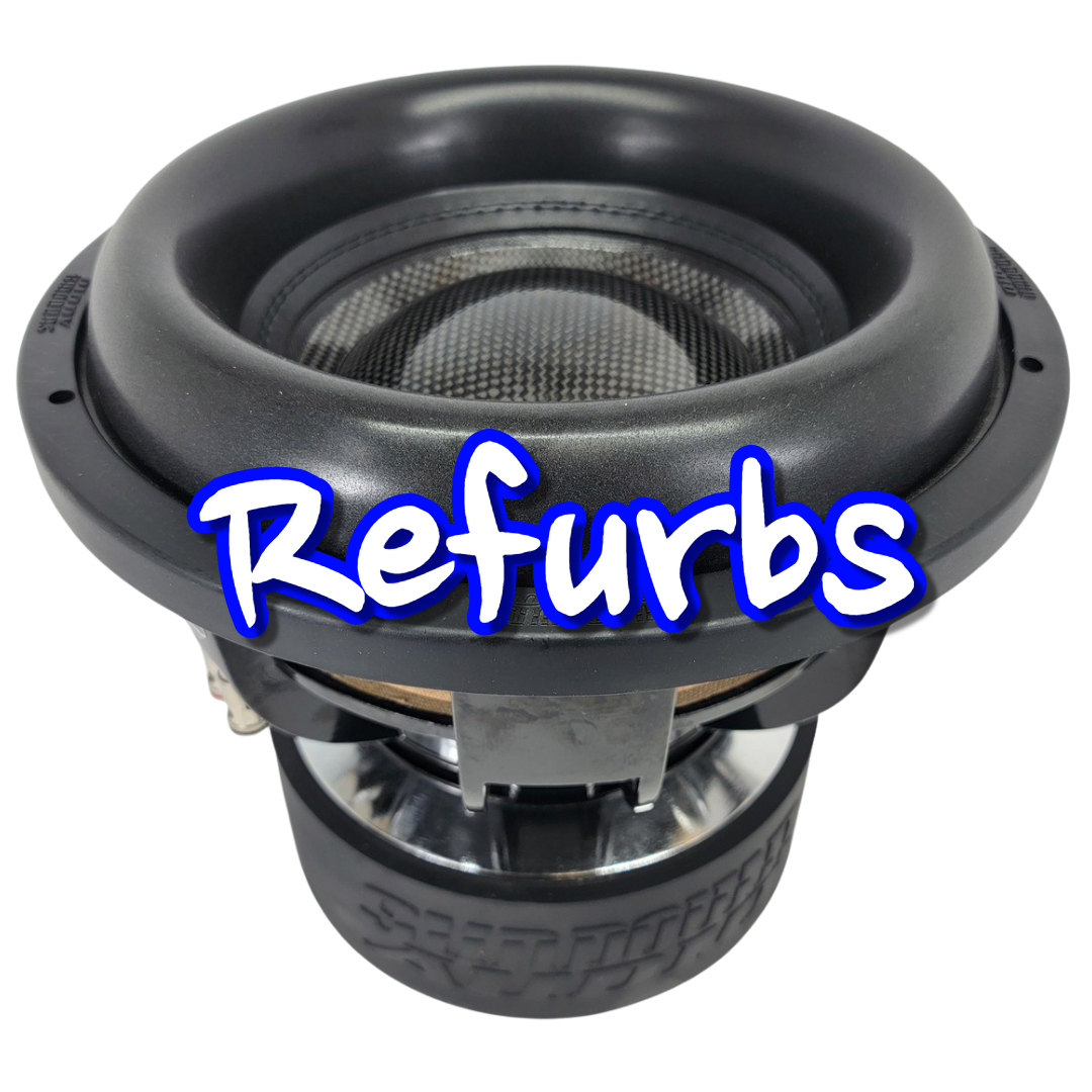 refurbished, units, b stock, subwoofer, speaker, amplifier,