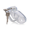 Master Series Clear Captor Chastity Cage Master Series Clear Captor Chastity Cage