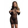 Le Desir Des049 Long Sleeve Fishnet Dress