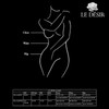 Le Desir Des045 Strapless Crotchless Teddy With Stockings