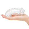 CB-X The Curve Chastity Cock Cage Kit Clear