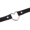 Cho028 Plain Choker With Silver Heart Cho028 Plain Choker With Silver Heart