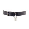 Cho024 Chain & Padlock Faux Leather Choker Cho024 Chain & Padlock Faux Leather Choker