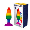 Wooomy Hiperloo Silicone Rainbow Butt Plug