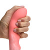 Simply Sweet 8" Wavy Silicone Dildo Pink/White
