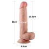 Sliding Skin Dual Layer Dong 8"