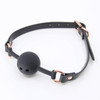 GAG071 Faux Leather Gag with Breathable Silicone Ball GAG071 Faux Leather Gag with Breathable Silicone Ball