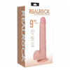 RealRock 9" Vibrating Cock With Balls Regular Straight