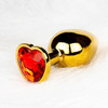 Ouch! Heart Gem Butt Plug Small