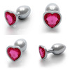 Ouch! Heart Gem Butt Plug Small
