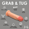 Jock Real Skin Silicone Dildo  8.5"