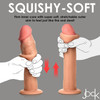 Jock Real Skin Silicone Dildo  8.5"