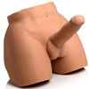 Jock Vibrating & Squeezing Male Masturbator With Poseable Dildo