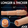 JOCK Extra Thick 2" Penis Extension Sleeve
