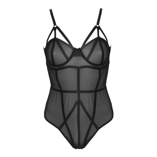 PL017 Bodysuit Black