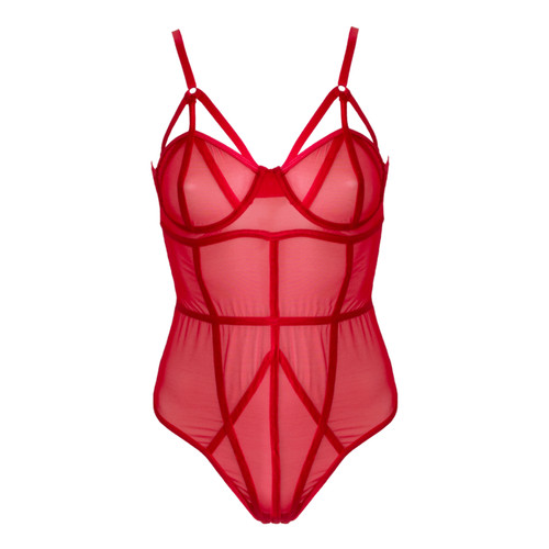 Muse PL017 Bodysuit Red