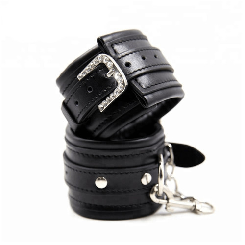 B-Han17 Diamante Buckle Wrist Cuffs B-Han17 Diamante Buckle Wrist Cuffs