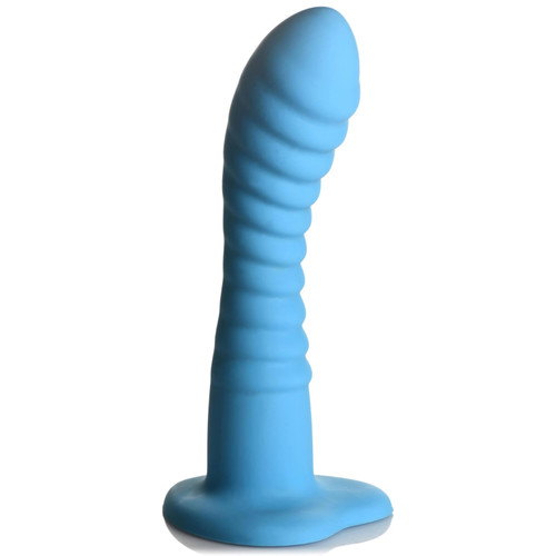Simply Sweet 7" Ribbed Silicone Dildo