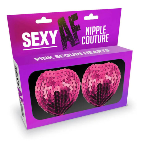 Sexy AF Nipple Couture Pink Hearts