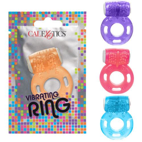 Calexotics Foil Pack Vibrating Ring