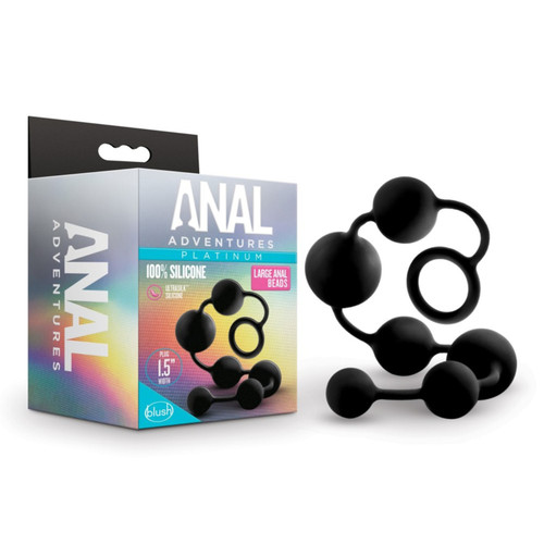 Anal Adventures Platinum Anal Beads 16 Inch