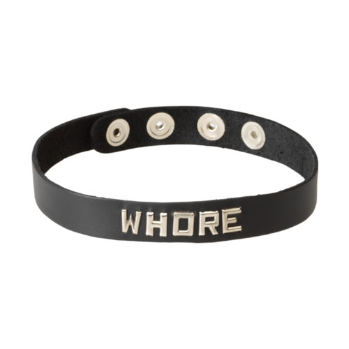 Wordband Collar Whore