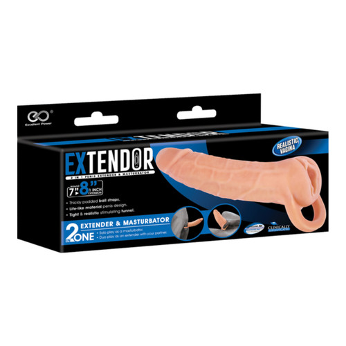 Extendor 8'' 2-in-1 Penis Extender & Masturbator