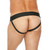 Uomo 020 Leather Jock With Zip Black