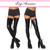Leg Avenue 6925 Wet Look Lace Up Thigh Highs