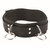 Spartacus Locking 3-Ring Leather Collar