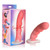 Simply Sweet 8" Wavy Silicone Dildo Pink/White