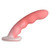 Simply Sweet 8" Wavy Silicone Dildo Pink/White