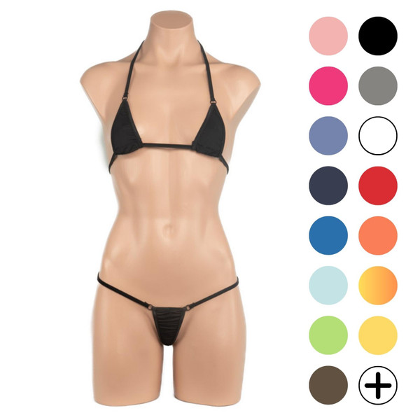 Poison Rose 547 Micro Bikini Set O/S