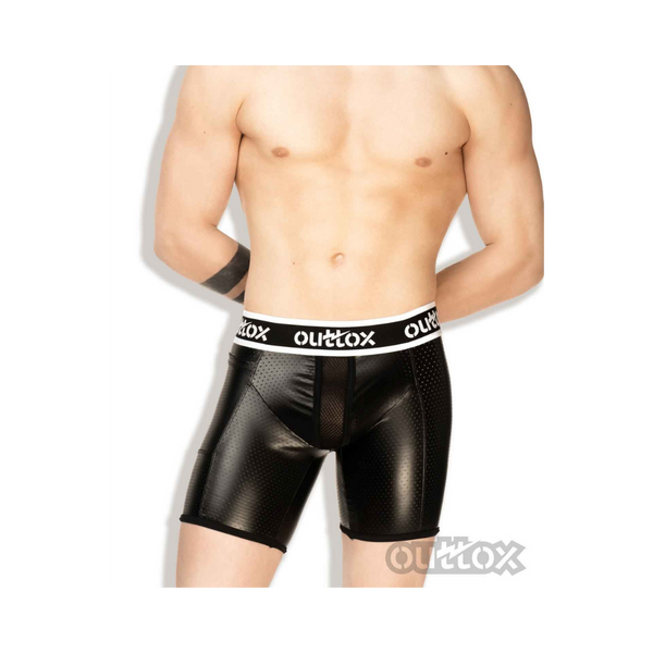 Outtox By Maskulo Sh142 Cycling Shorts In Black