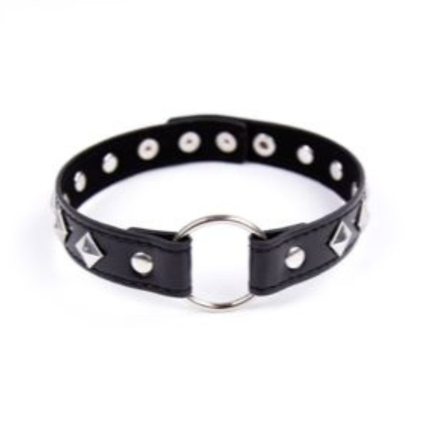 Poison Rose L203 Pvc Rivet O-Ring Collar