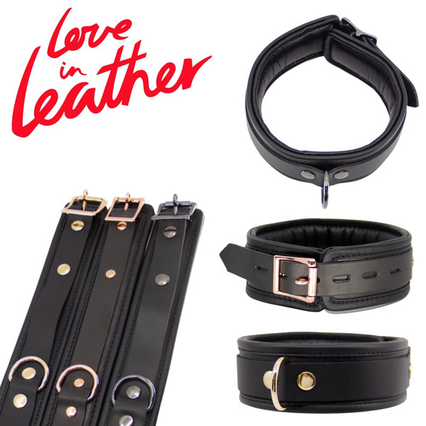 Col048 Padded Leather Collar