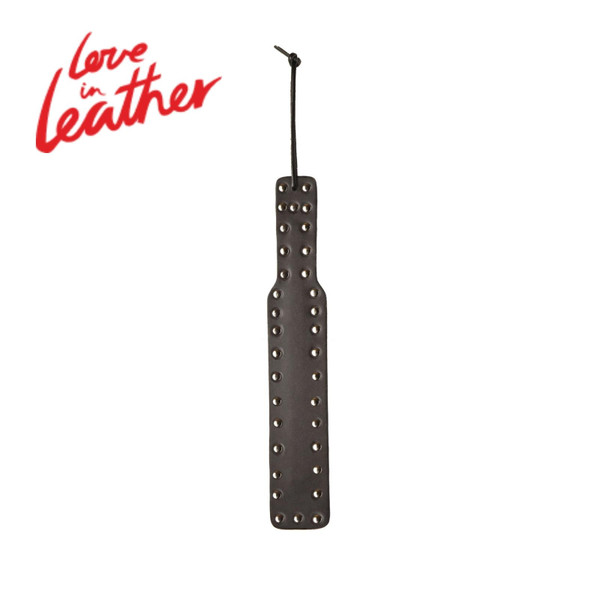 Pad007 Studded Leather Paddle