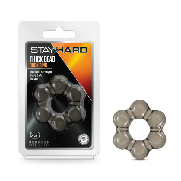 Stay Hard Thick Beaded Cock Ring