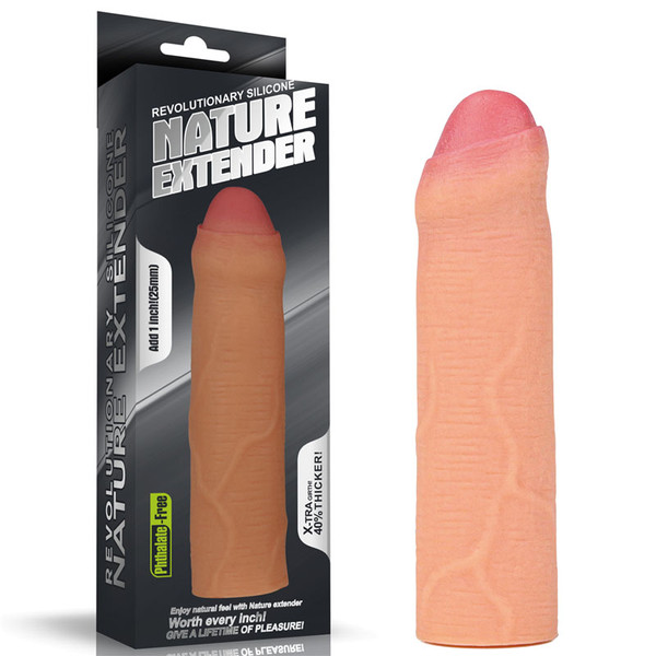 Nature Extender 1" Uncut Silicone Sleeve