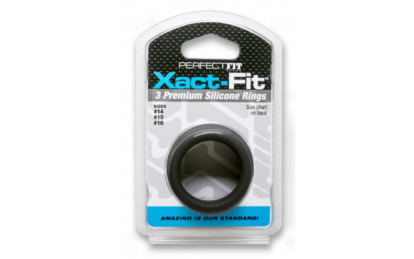 Perfect Fit Xact-Fit 3 Premium Silicone Rings Assorted