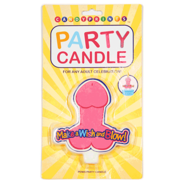 Party Candle Make a Wish and Blow